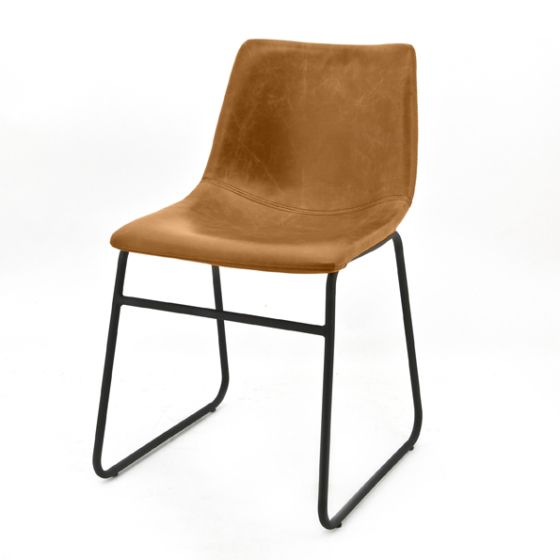 0800 Chair Logan Light Brown Cognac Kopen