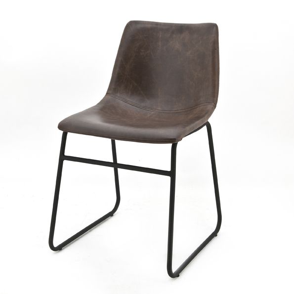 0801 Chair Logan Dark Brown Kopen