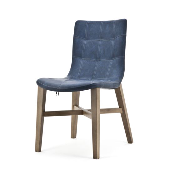 90139 Eetstoel Neba - blauw vintage