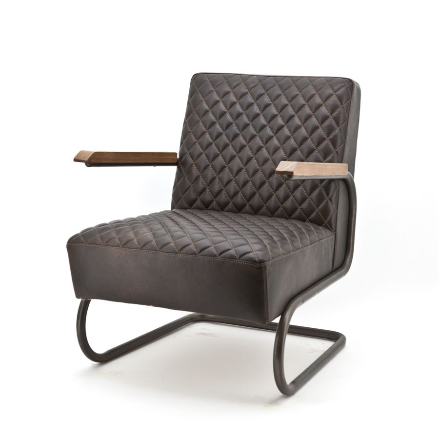 97651 Fauteuil Marc – Donkerbruin Java leder Kopen