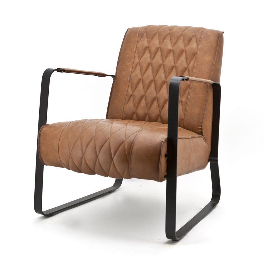 97664 Fauteuil Caro – Cognac Vintage Kopen