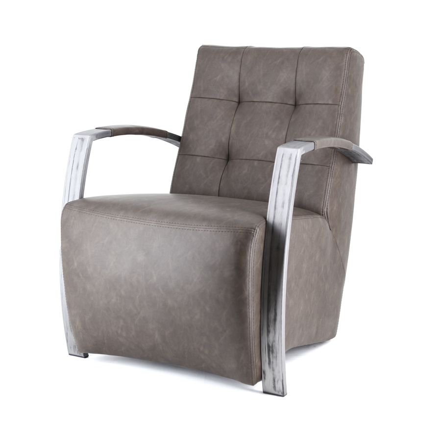 97695 Fauteuil Bram – Taupe Vintage Kopen