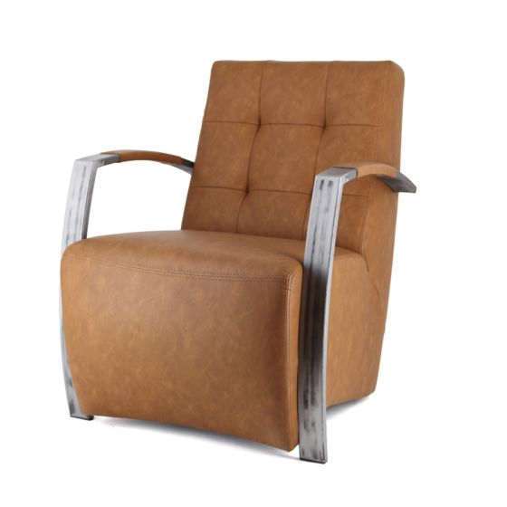 97697 Fauteuil Bram – Cognac Vintage Kopen