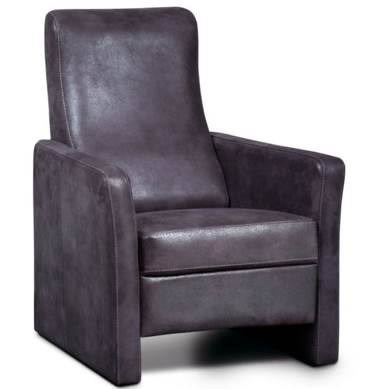 Damesfauteuil Amber in leder Africa Moro