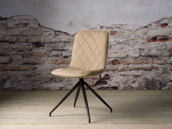 AI 0010 Santander Eetstoel - PU Beige