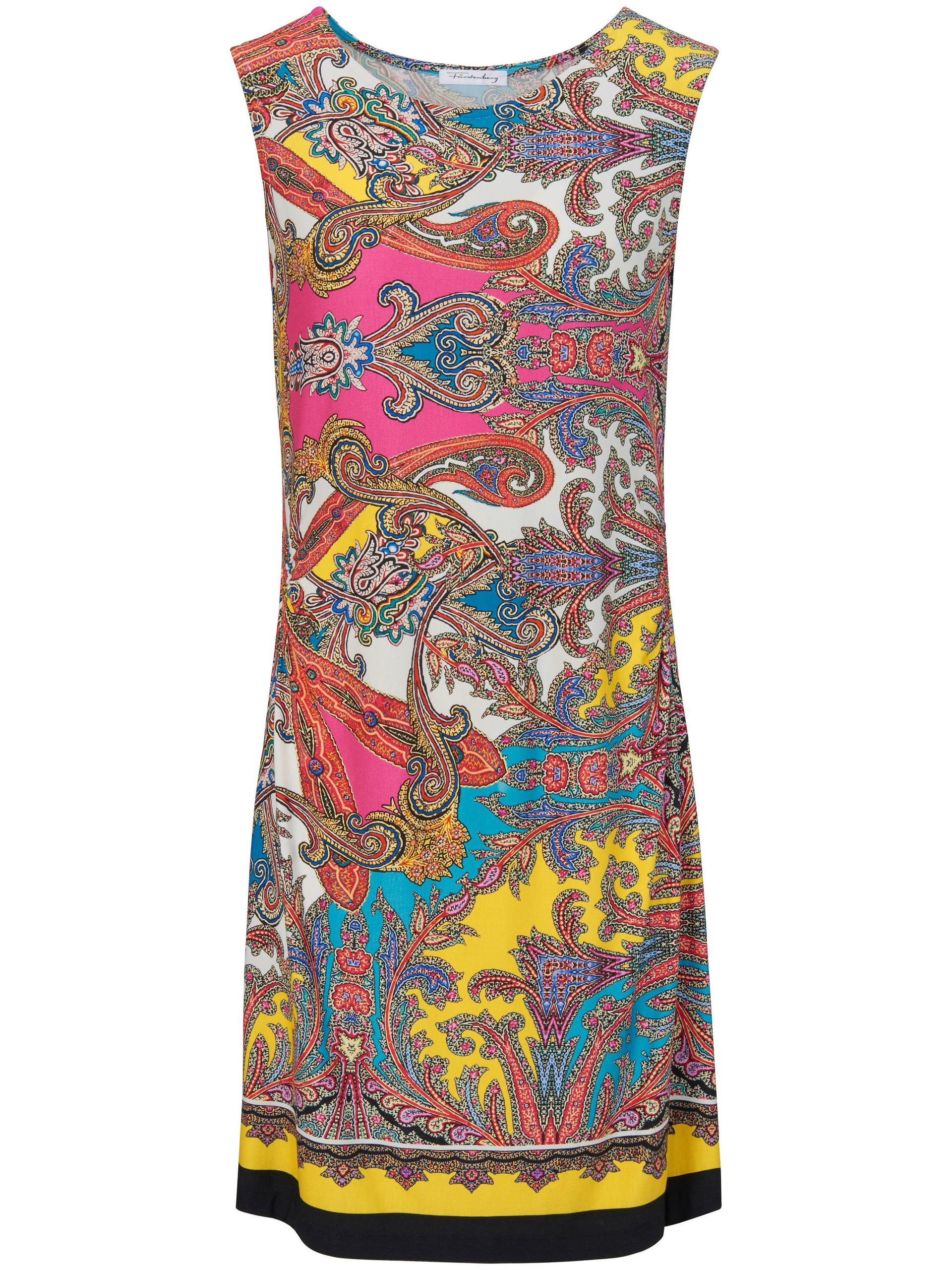 Mouwloze jurk met ornamentprint Van Fürstenberg multicolour Kopen
