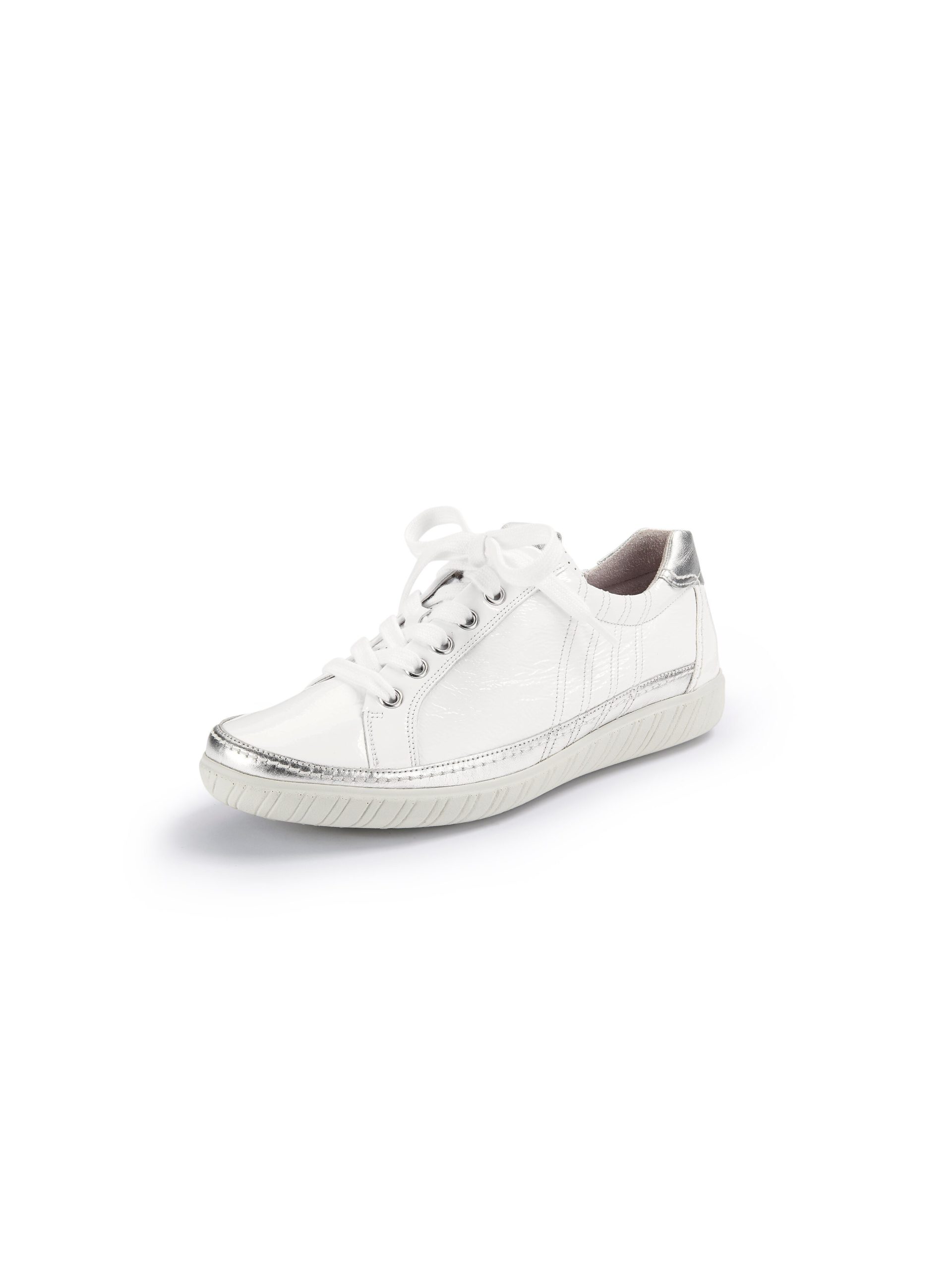 Sneakers van leer met Opti Fit-voetbed Van Gabor Comfort wit Kopen