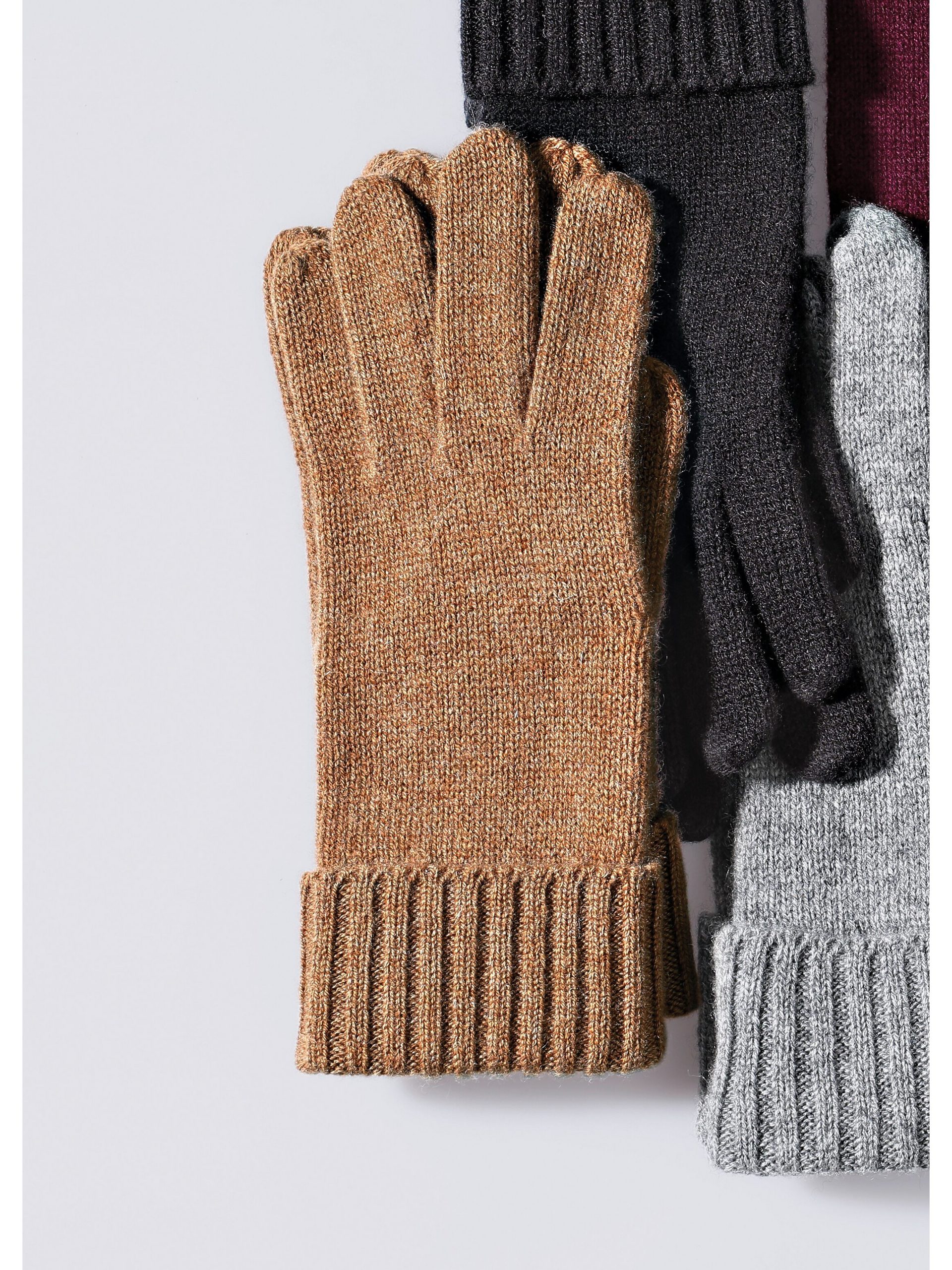 Handschoenen van 100% kasjmier Van Peter Hahn Cashmere bruin Kopen