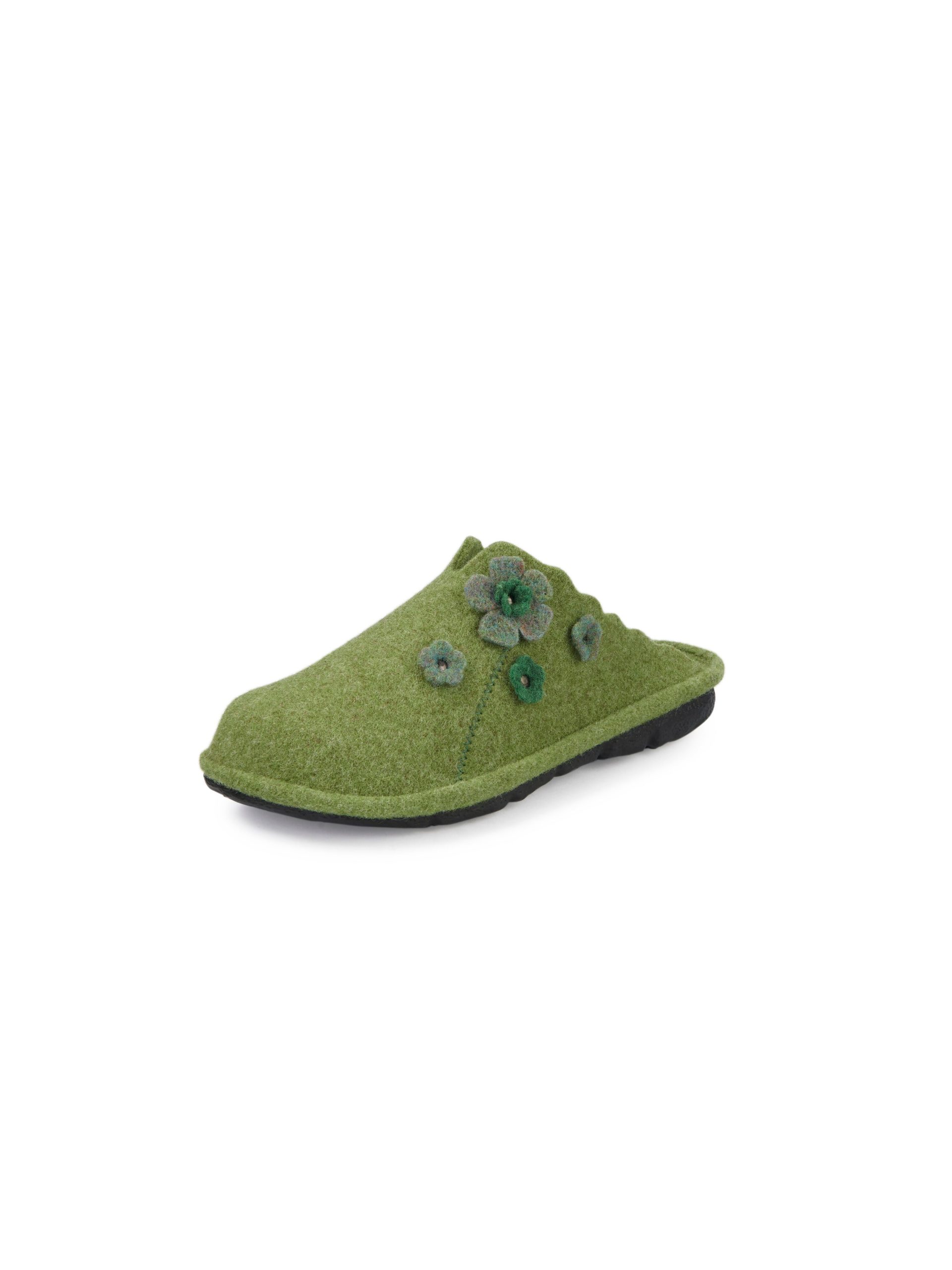 Vilten pantoffels Van Romika groen Kopen