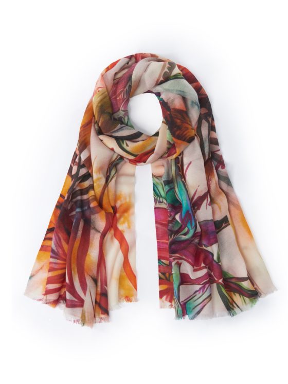 Sjaal van 100% kasjmier Van Cashmere Victim multicolour Kopen