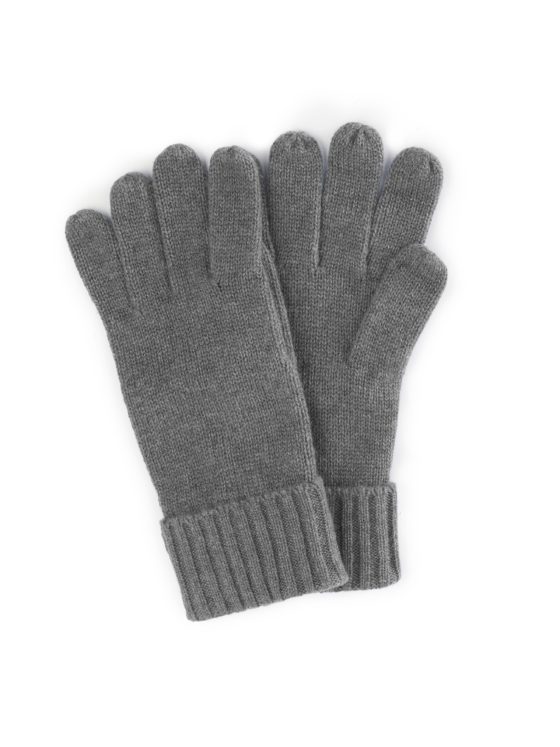 Handschoenen van 100% kasjmier Van Peter Hahn Cashmere grijs Kopen