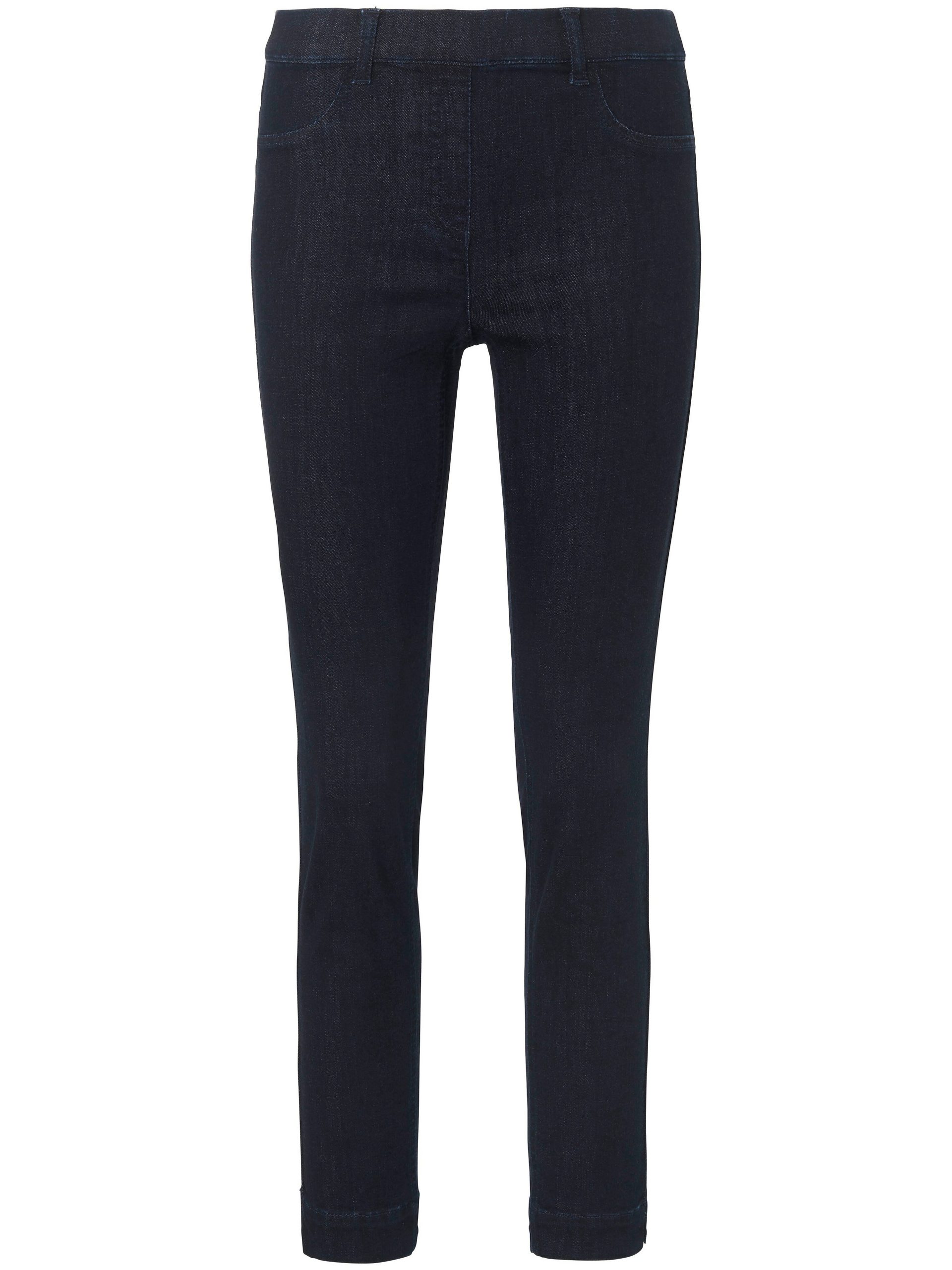 Enkellange jeans pasvorm Sylvia met ritssluiting Van Peter Hahn denim Kopen