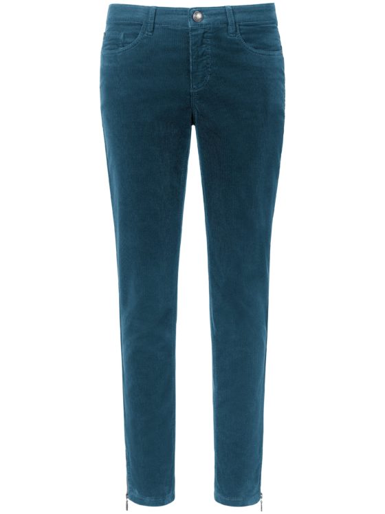 Fijncord-broek Van Peter Hahn turquoise Kopen