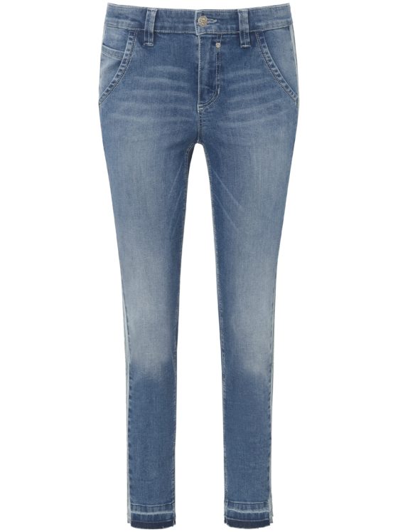 Enkellange jeans model Gill met elastische band Van Glücksmoment denim Kopen