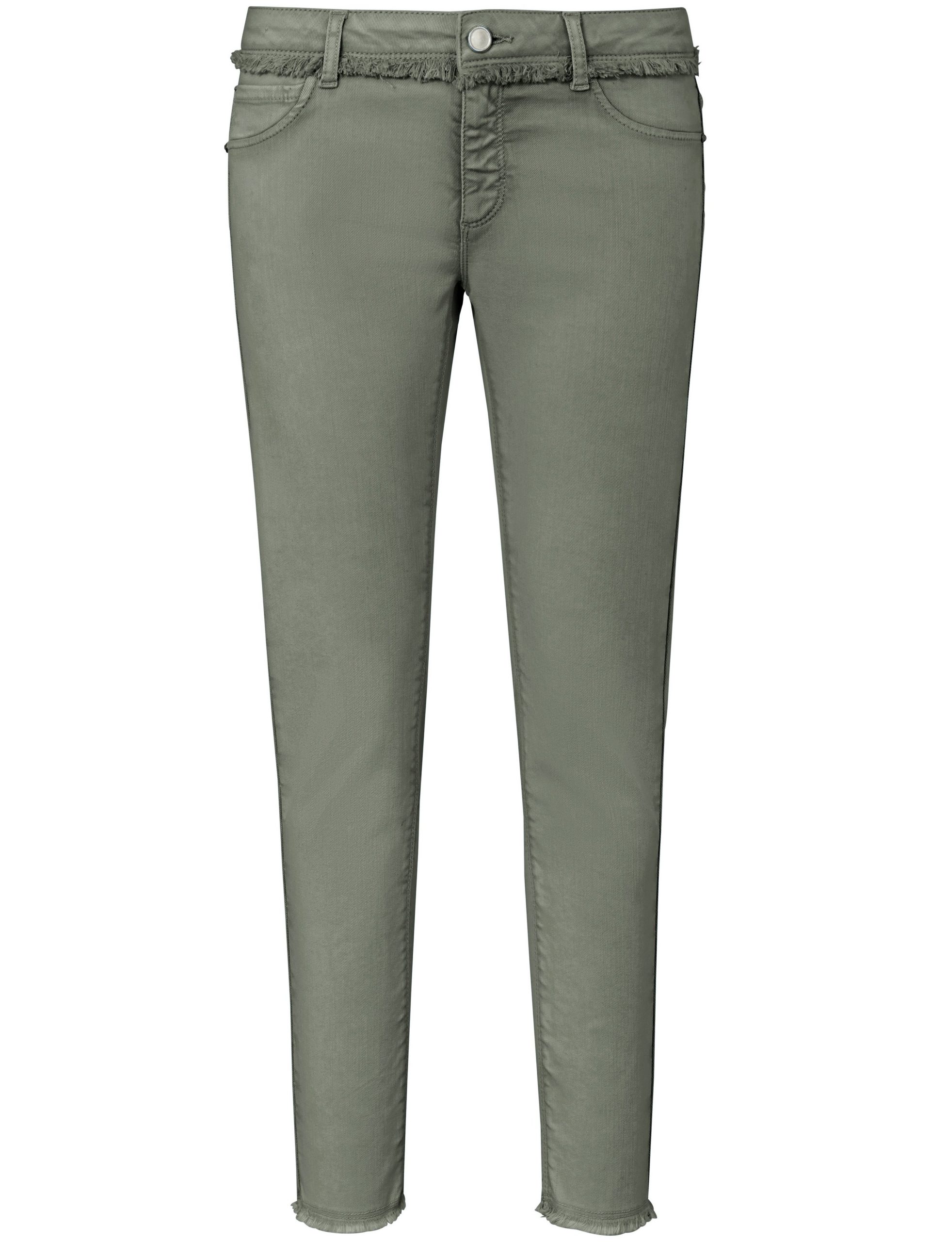 Enkellange Slim Fit-jeans Van DAY.LIKE groen Kopen