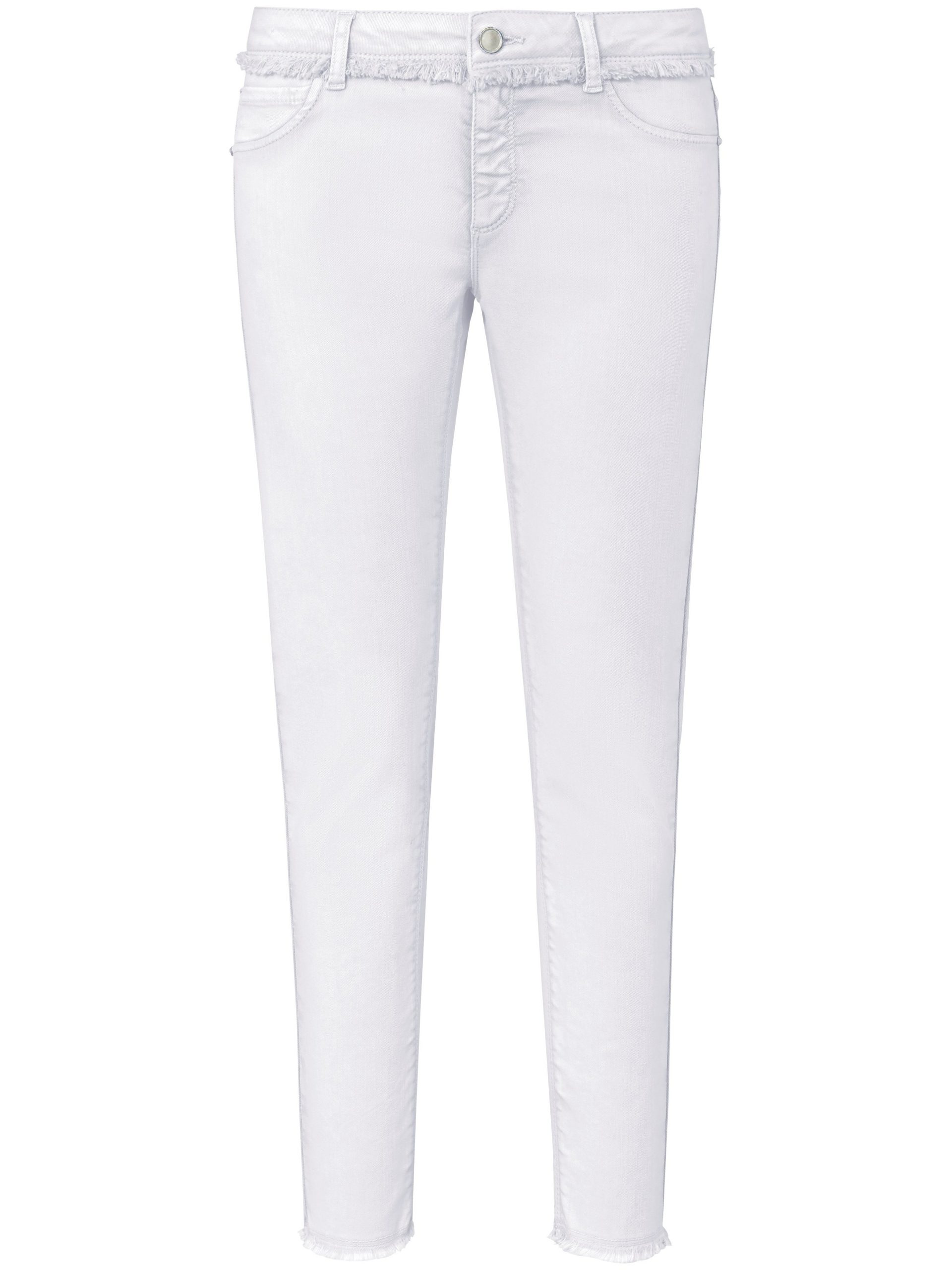 Enkellange Slim Fit-jeans Van DAY.LIKE wit Kopen