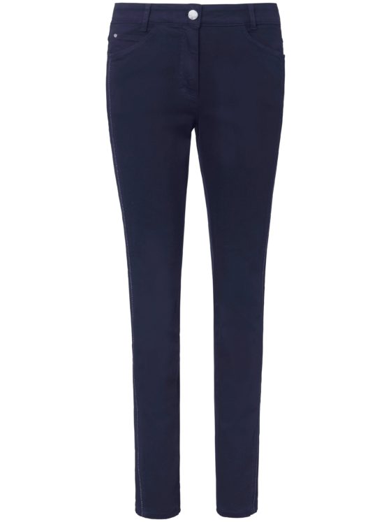 Jeans model Julienne met smalle pijpen Van Basler blauw Kopen