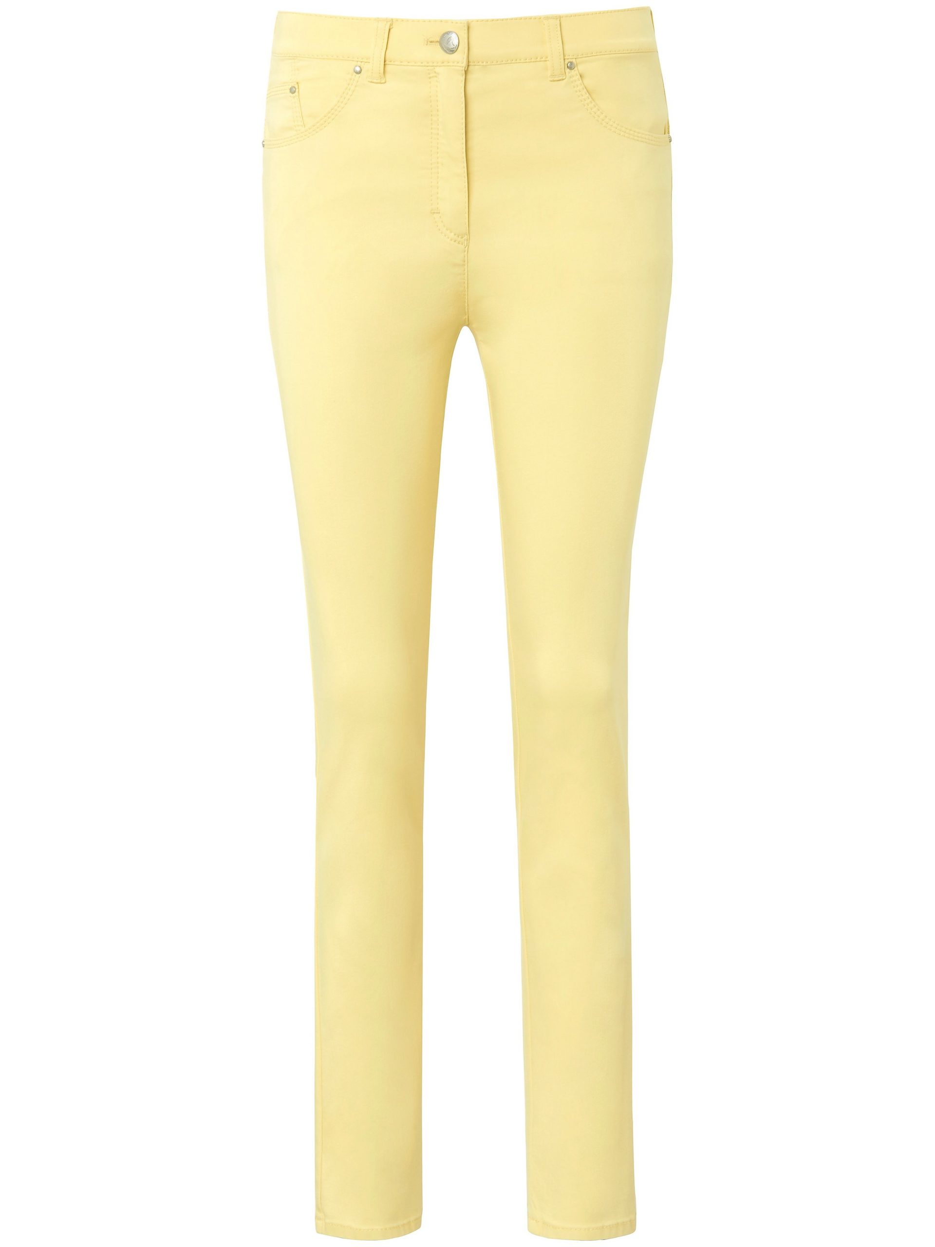 Modellerende Comfort Plus-jeans model Caren Van Raphaela by Brax geel Kopen
