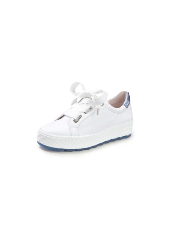 Sneakers van leer Van Gabor Comfort wit Kopen