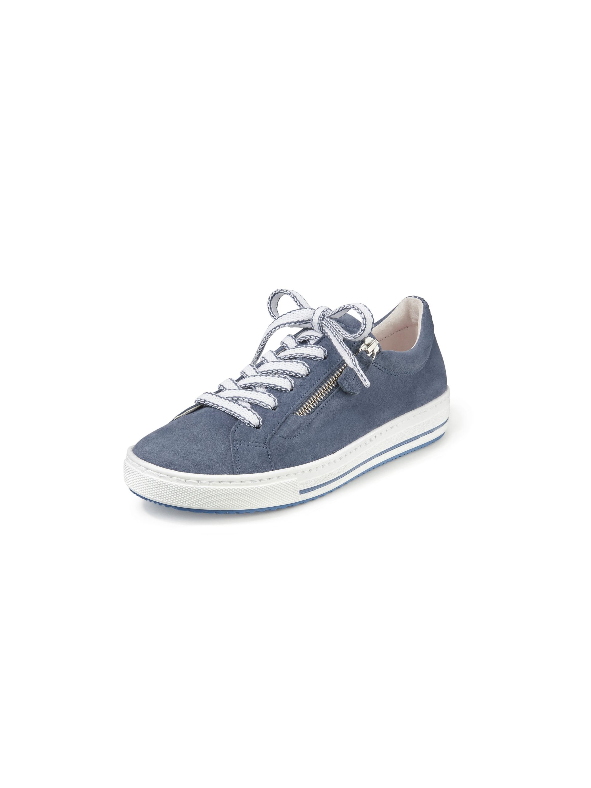 Sneakers van leer Van Gabor Comfort blauw Kopen