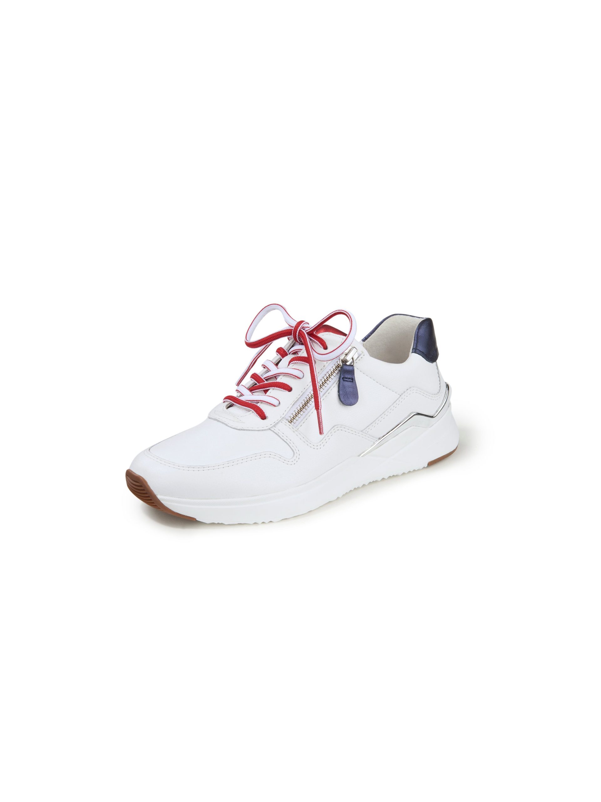 Sneakers van kalfsnappaleer Van Gabor wit Kopen