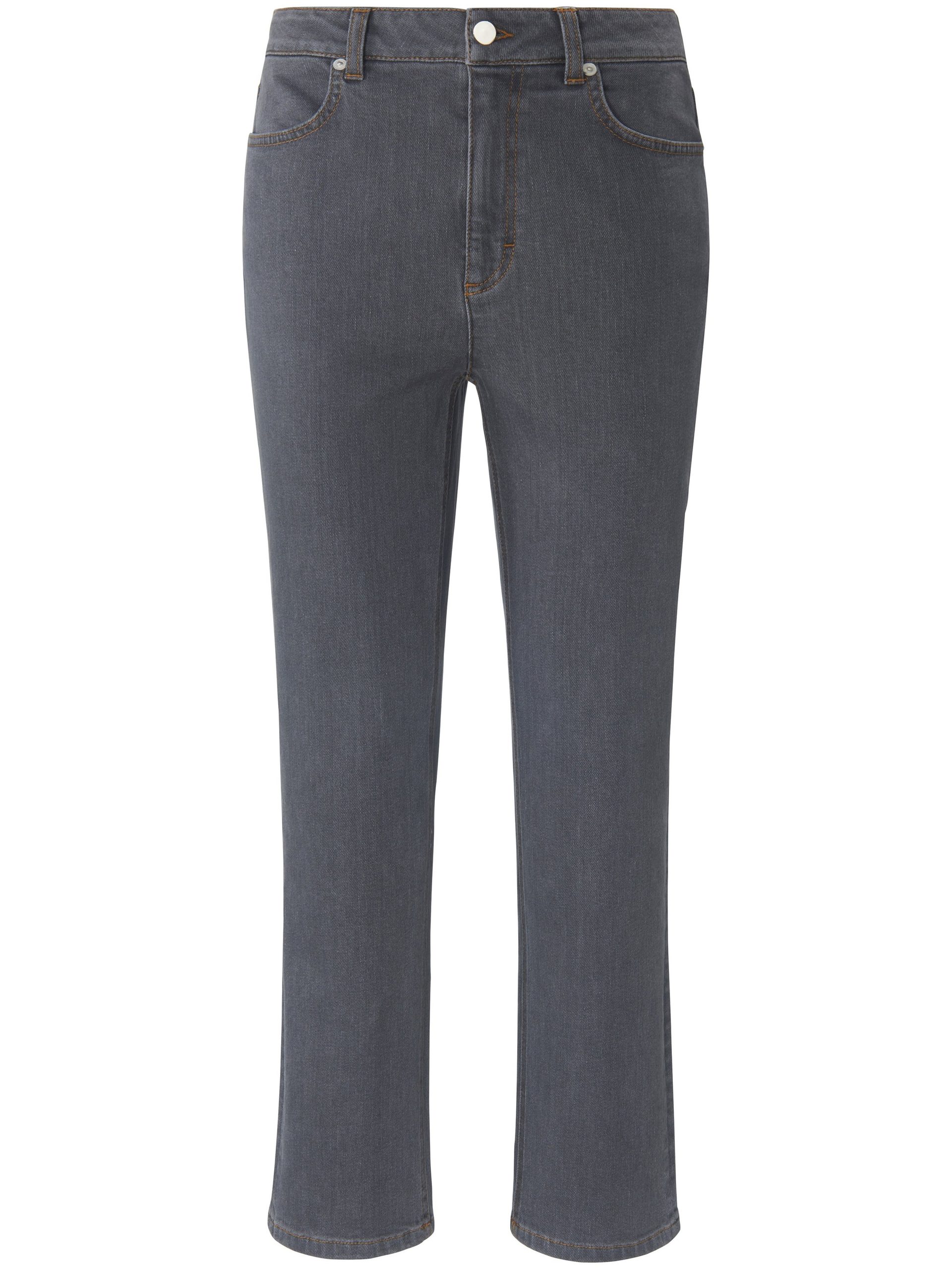 Enkellange Slim Fit-jeans in 4-pocketsmodel Van DAY.LIKE denim Kopen