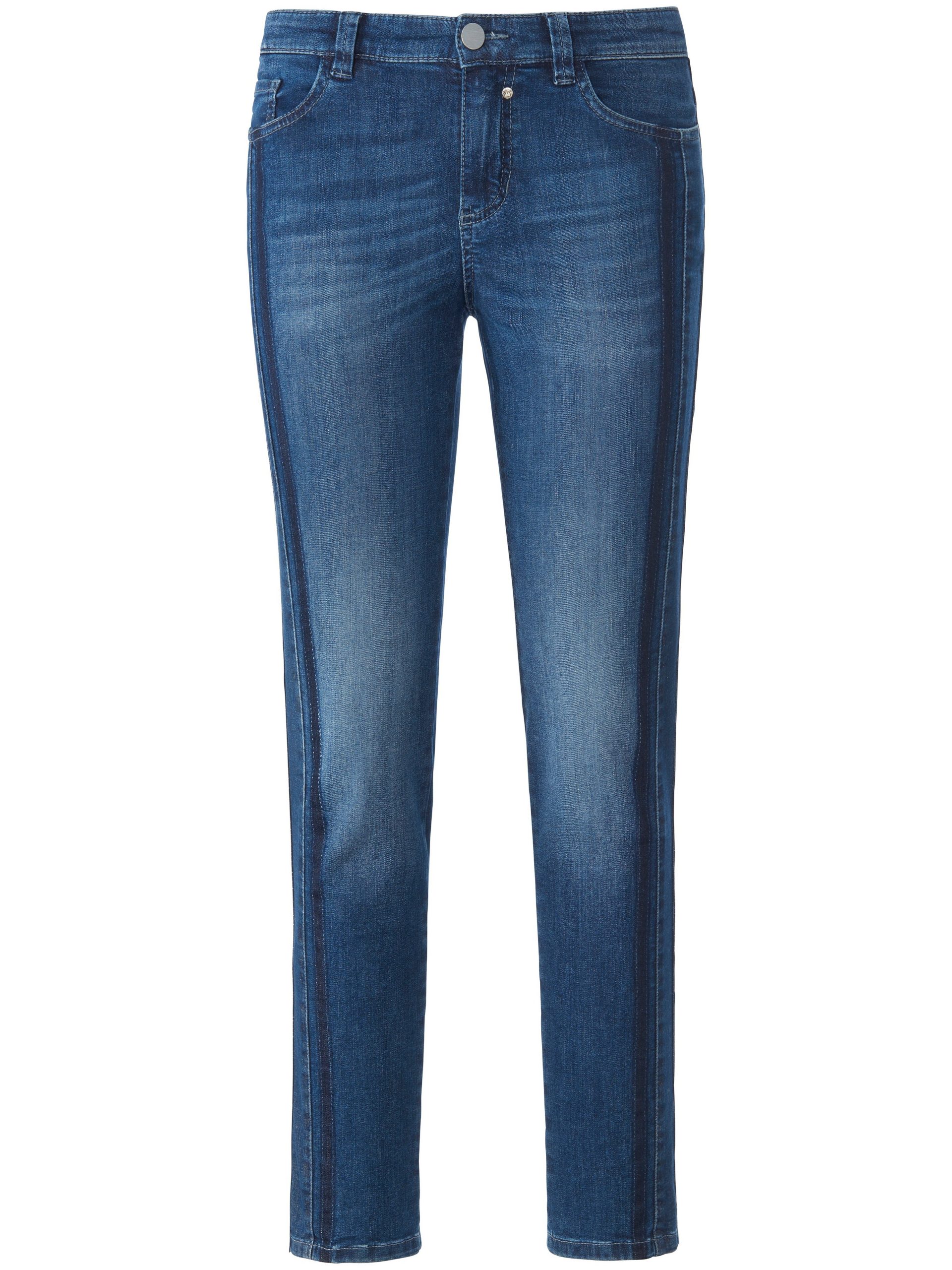 Enkellange skinny-jeans model Gill met galons Van Glücksmoment denim Kopen