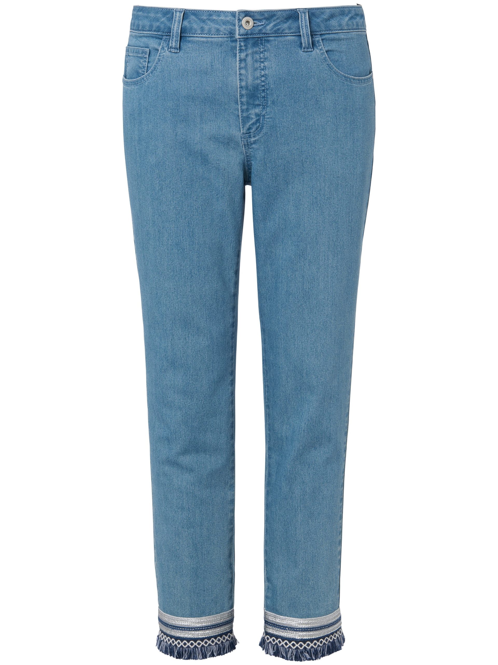 Enkellange jeans met smalle pijpen Van Emilia Lay denim Kopen