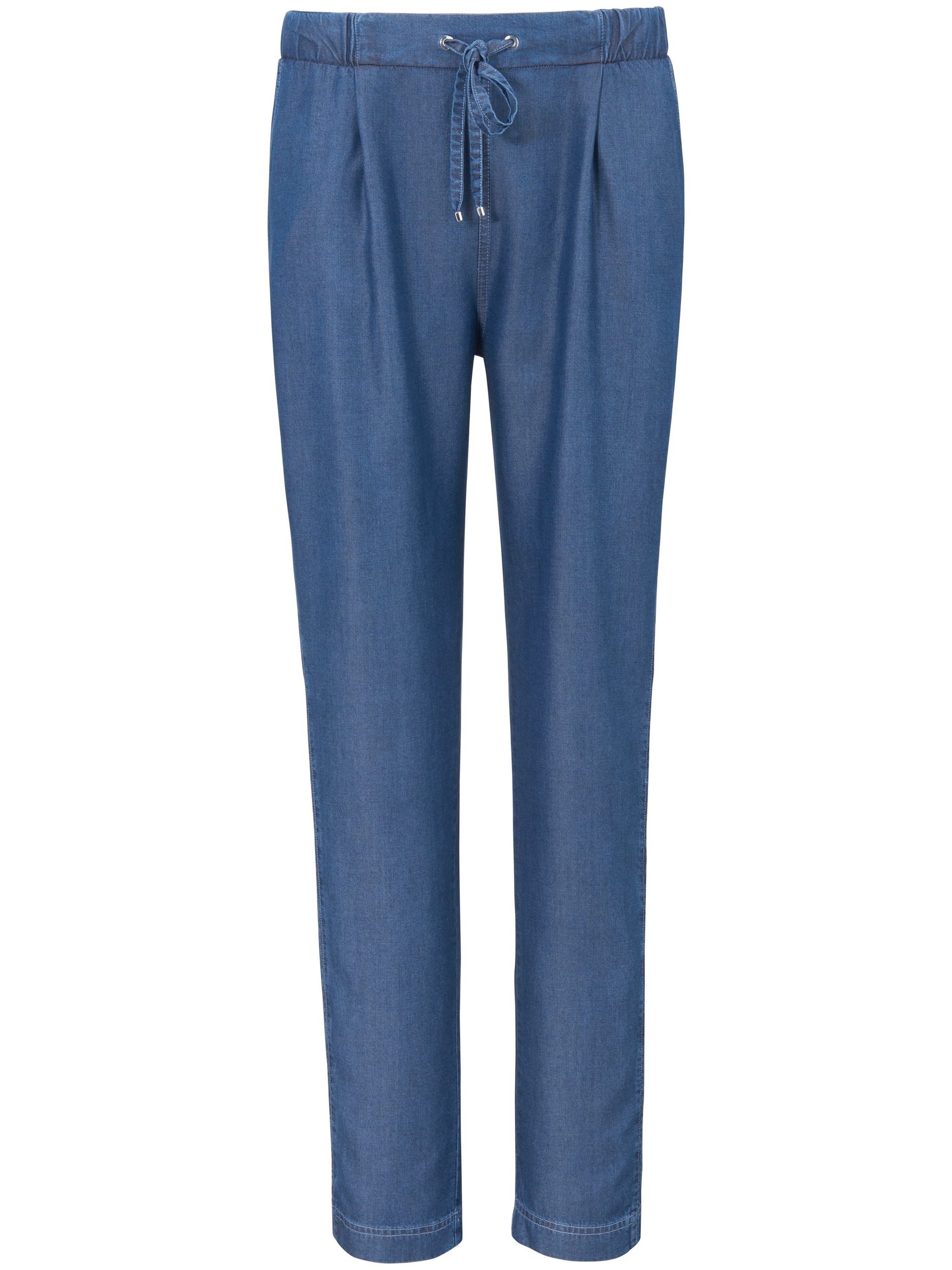 Enkellange broek in jogg-pant-stijl model Jil Van Basler blauw Kopen