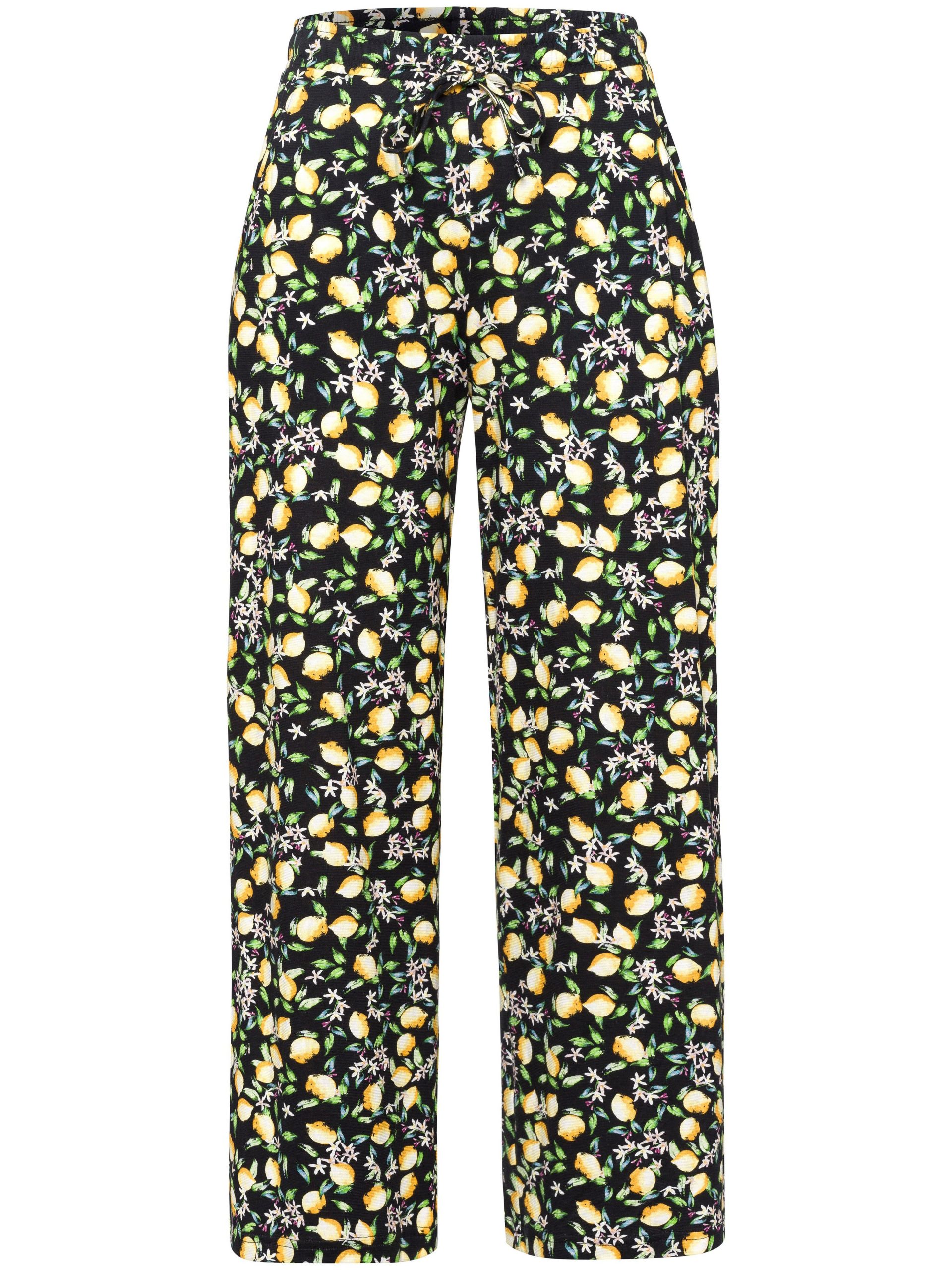 Enkellange broek van 100% katoen met rijgkoord Van Green Cotton multicolour Kopen