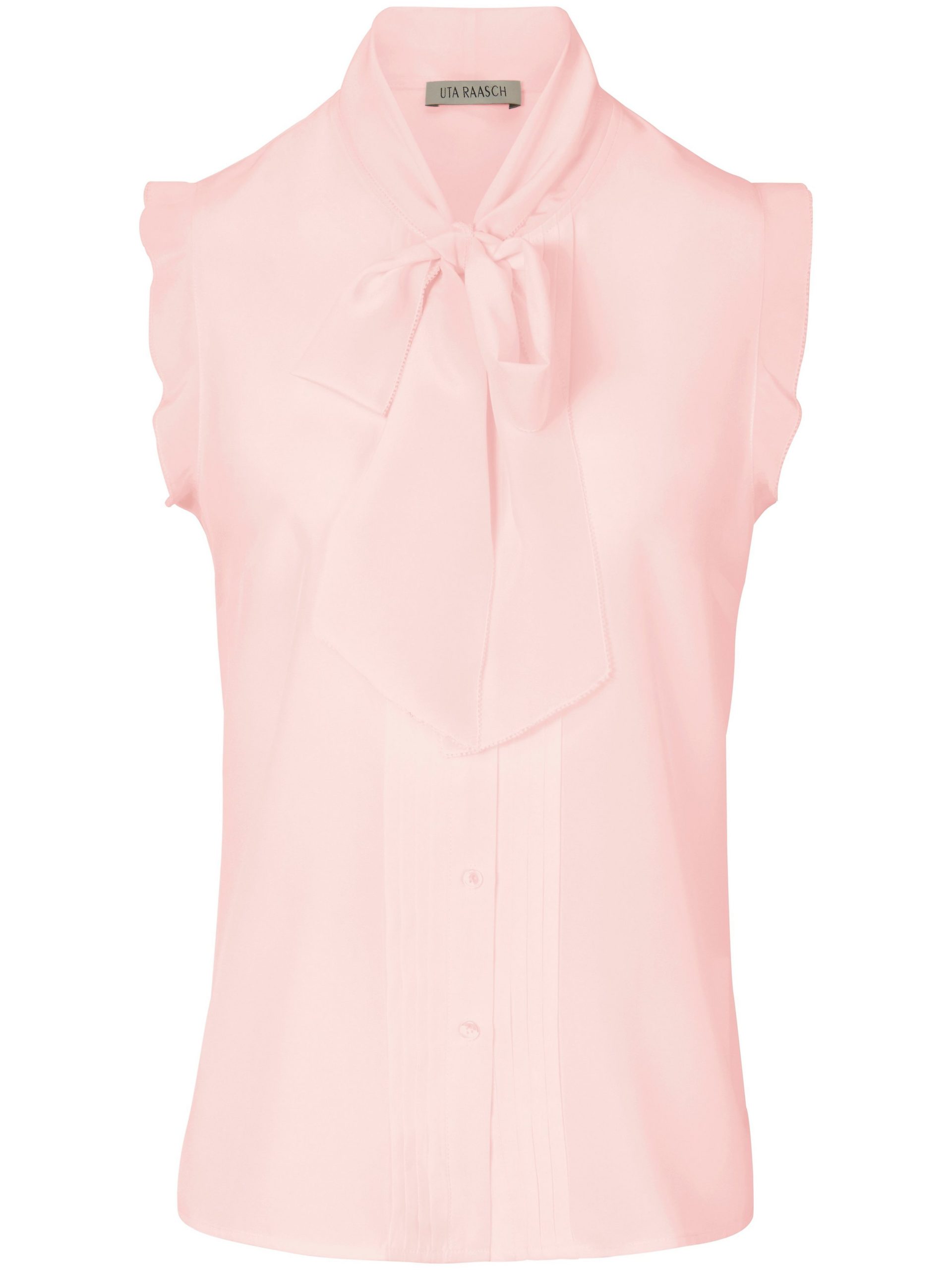 Mouwloze blouse van 100% zijde Van Uta Raasch lichtroze Kopen