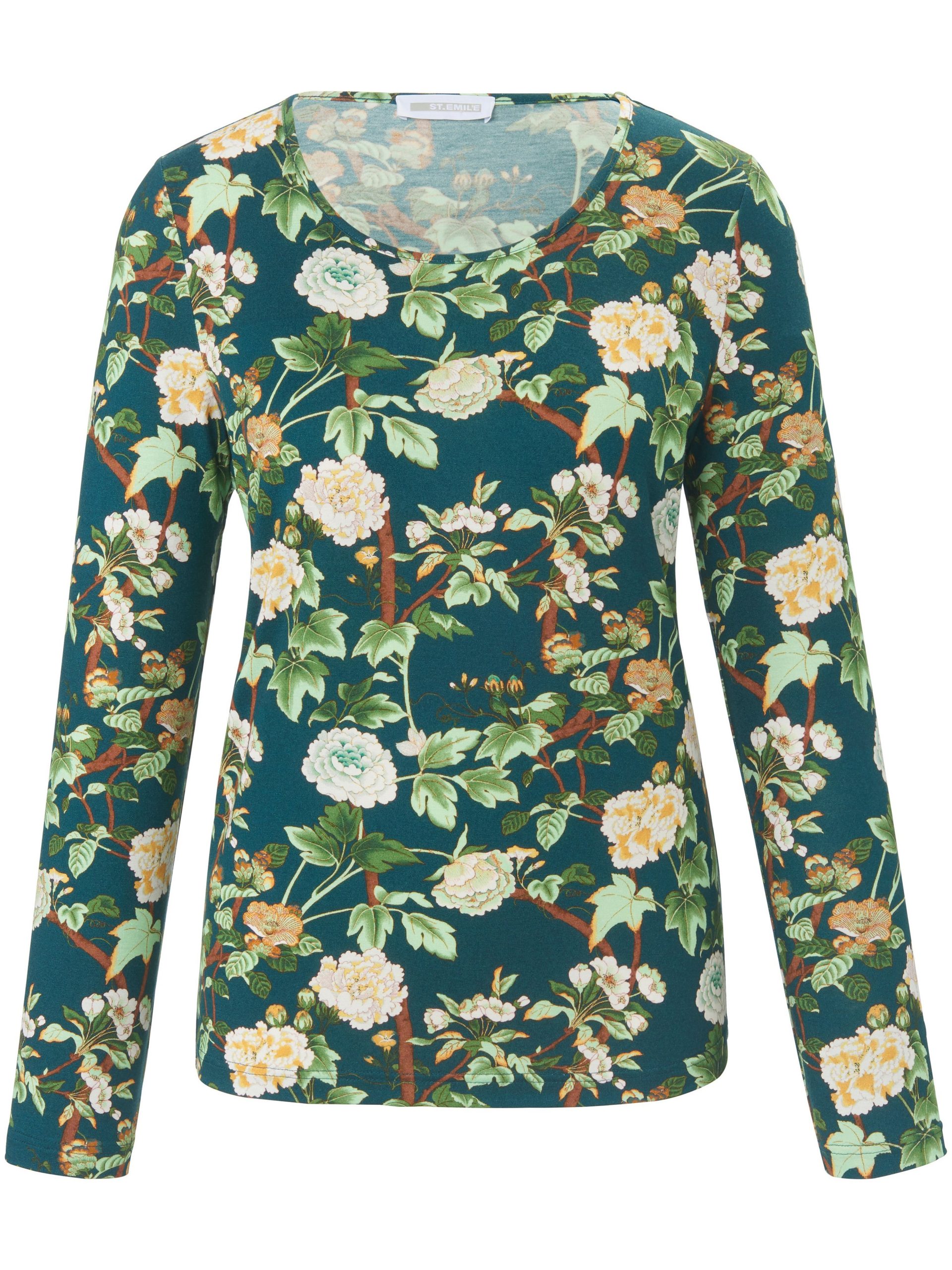 Shirt met ronde hals en lange mouwen Van St. Emile multicolour Kopen