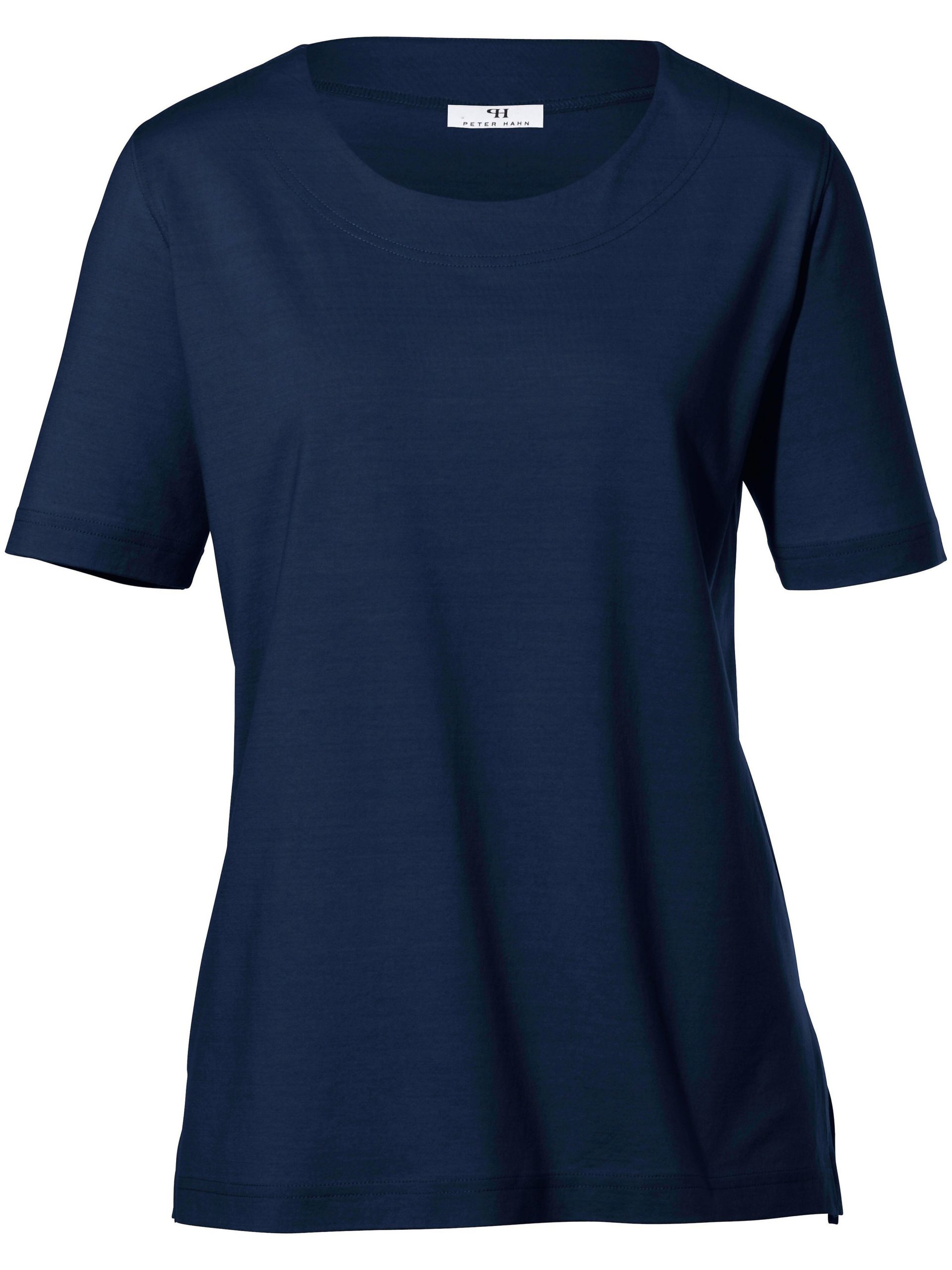 Shirt met ronde hals Van Peter Hahn blauw Kopen