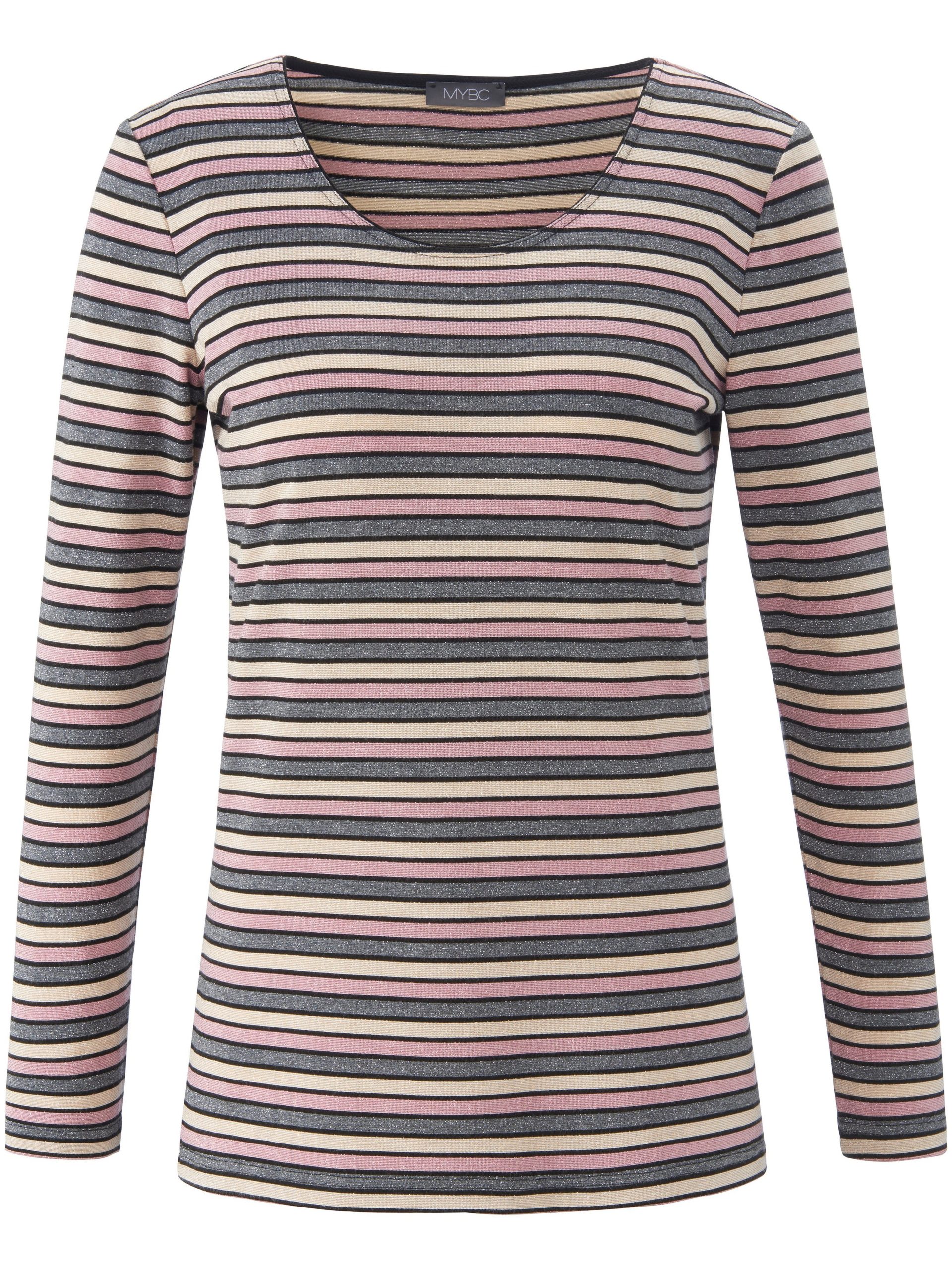 Shirt met lange mouwen en ronde hals Van MYBC multicolour Kopen