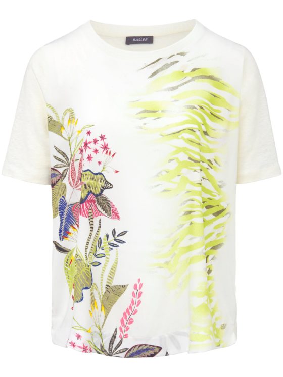 Shirt met ronde hals en korte mouwen Van Basler multicolour Kopen