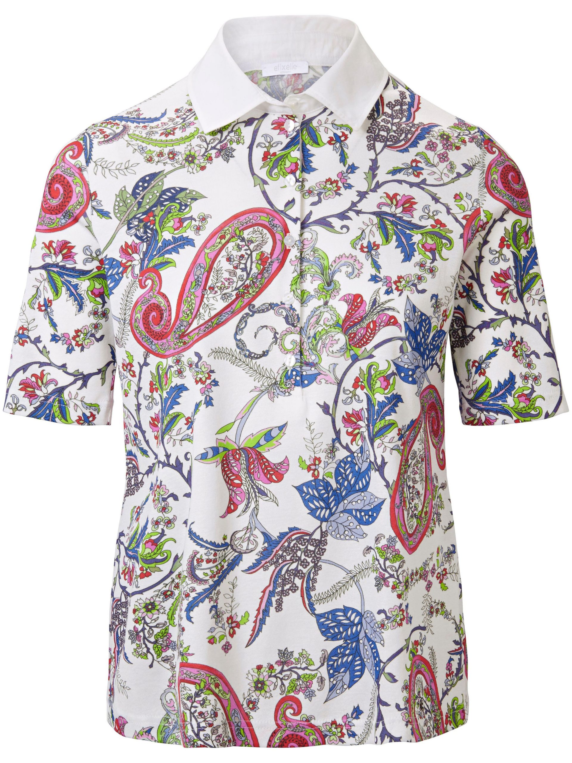 Poloshirt van 100% katoen met korte mouwen Van Efixelle multicolour Kopen