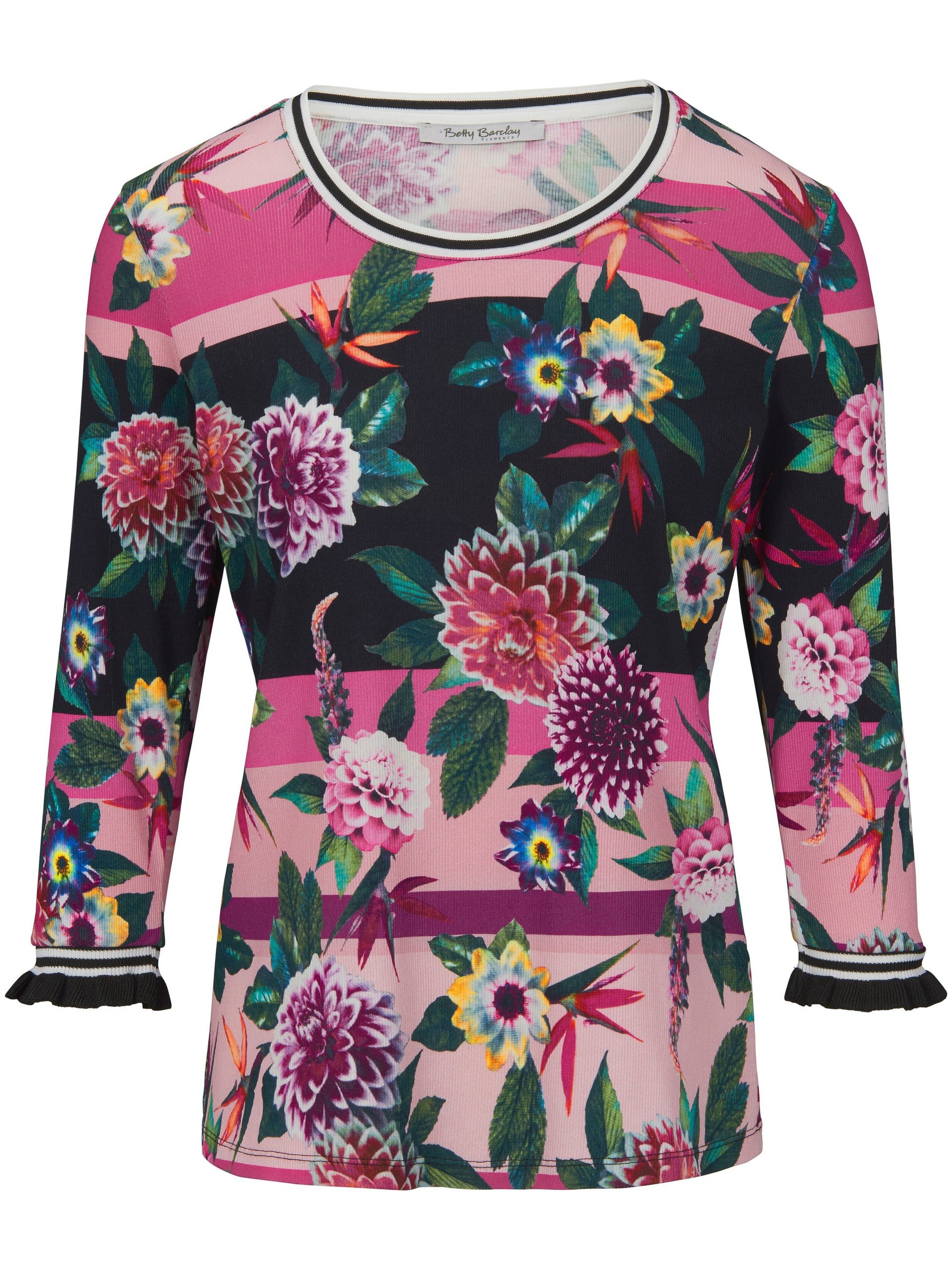 Shirt met 3/4-mouwen Van Betty Barclay multicolour Kopen