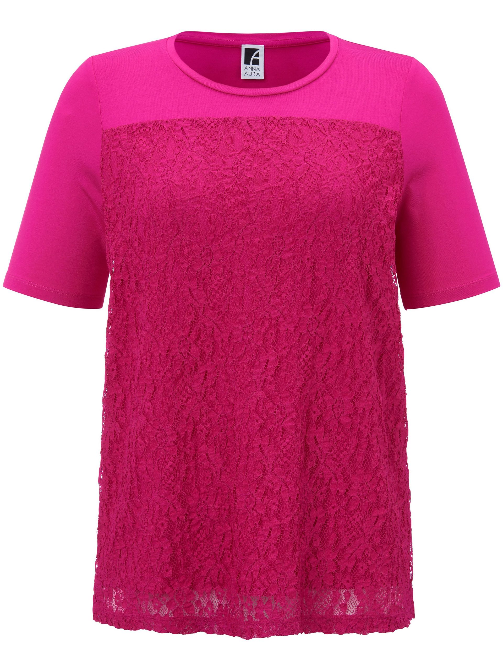 Kanten shirt Van Anna Aura roze Kopen