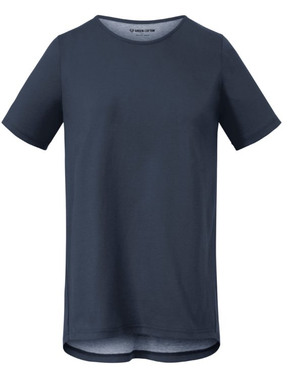 Shirt van 100% katoen met korte mouwen Van Green Cotton blauw Kopen