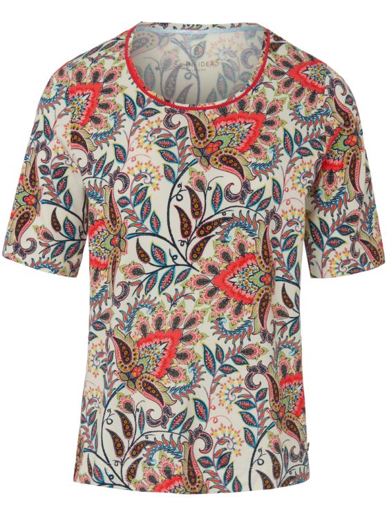 Shirt met ronde hals en korte mouwen Van Schneiders Salzburg multicolour Kopen