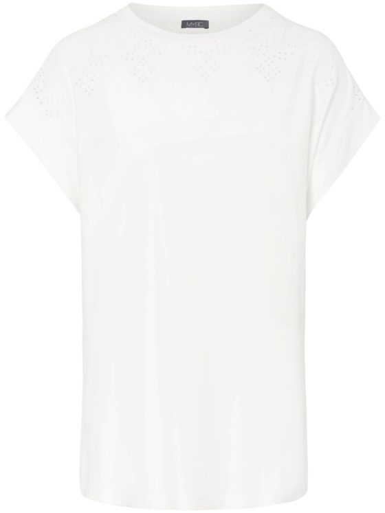 Shirt met ronde hals Van MYBC wit Kopen