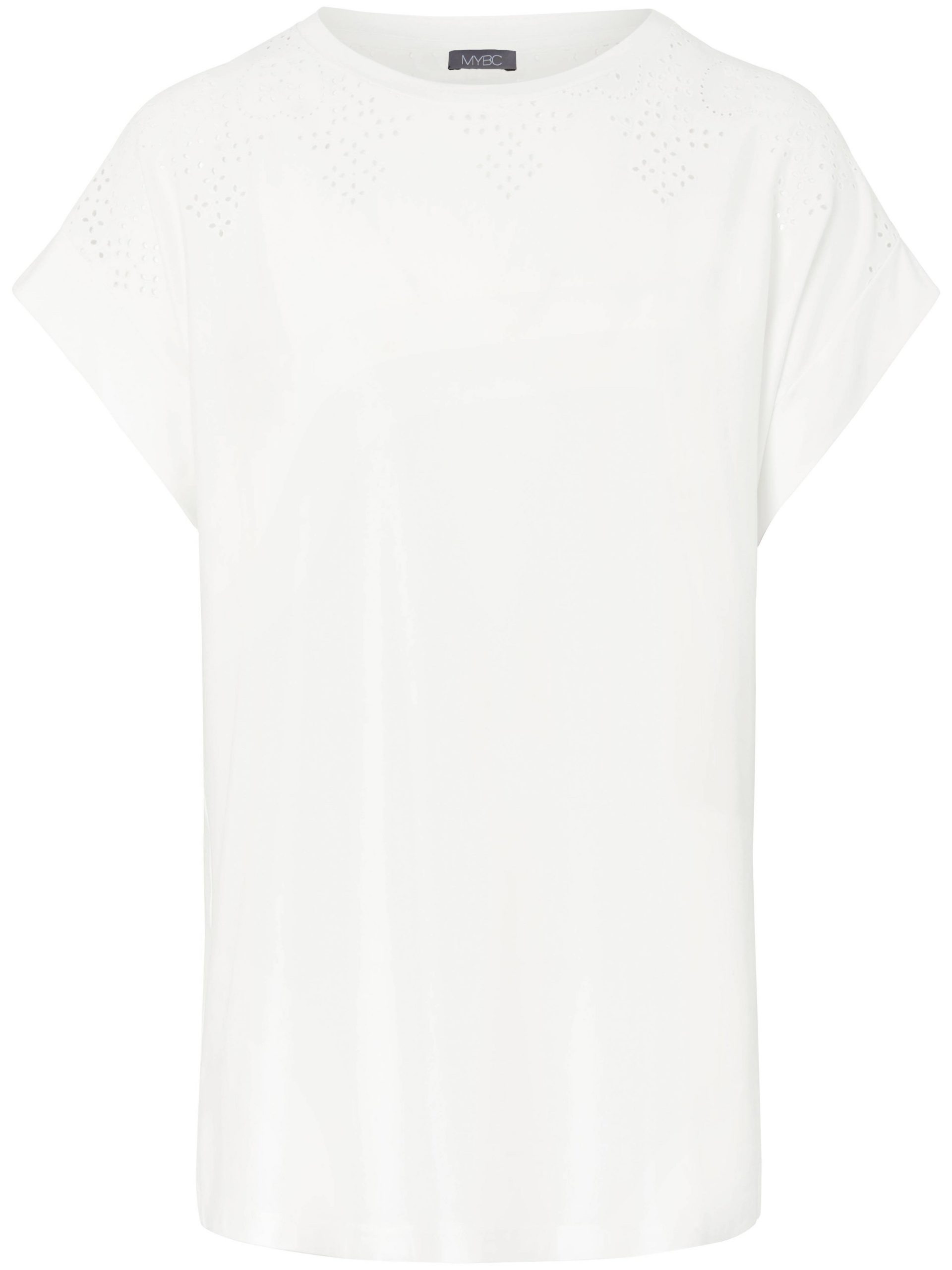 Shirt met ronde hals Van MYBC wit Kopen