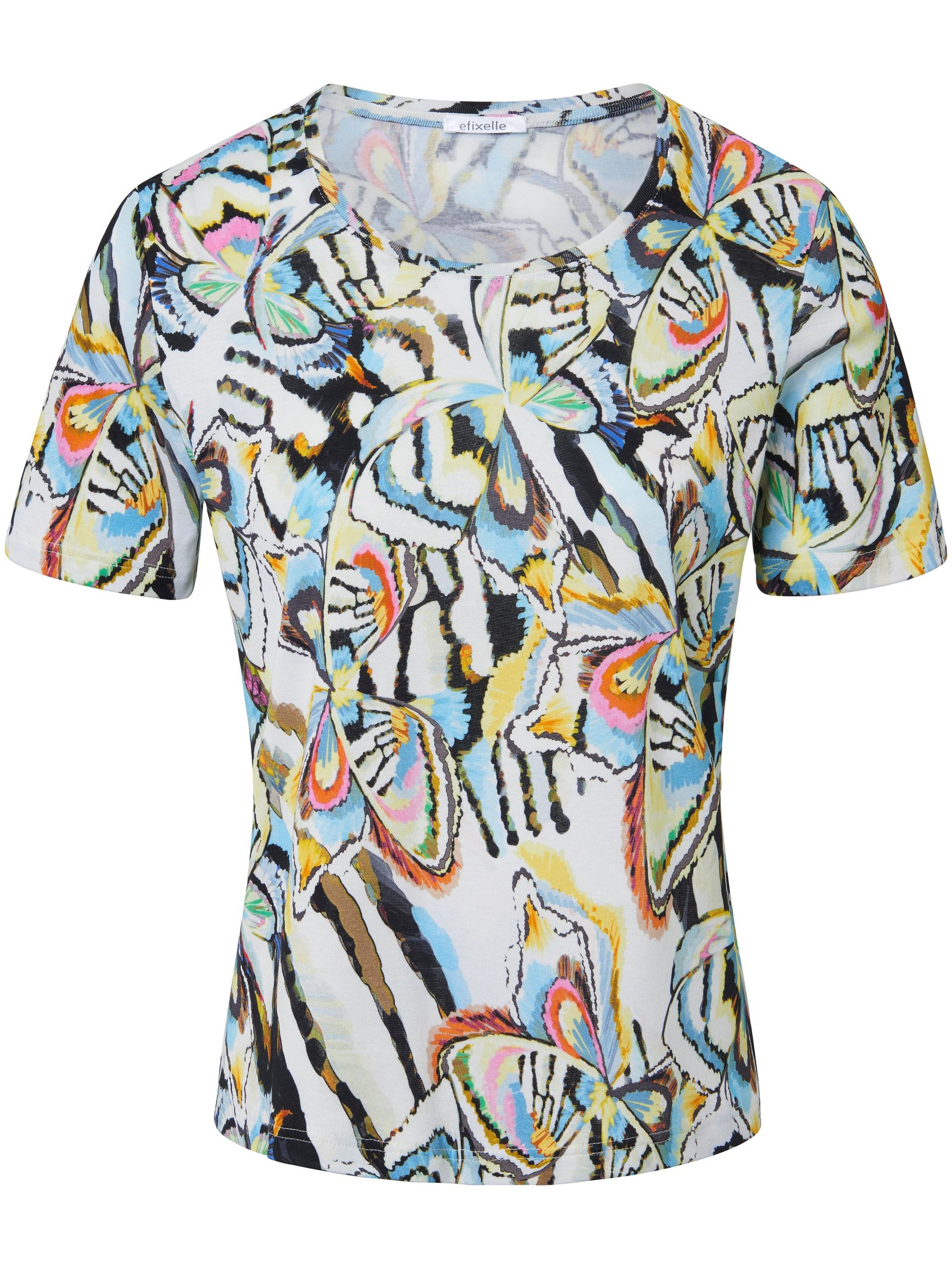 Shirt van 100% katoen met ronde hals Van Efixelle multicolour Kopen