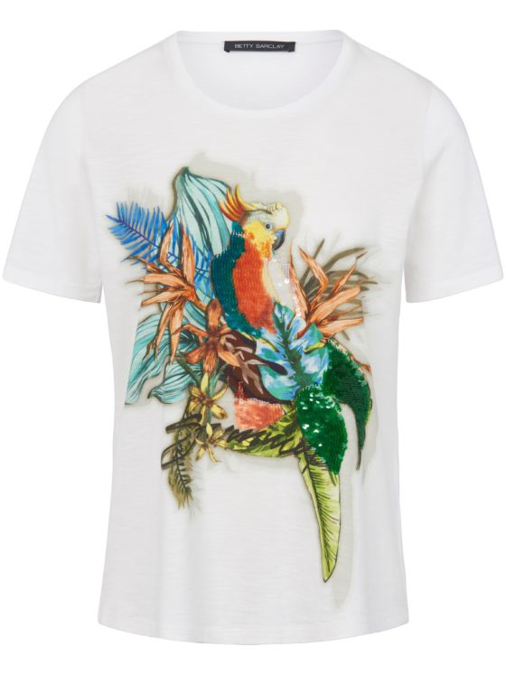 Shirt met korte mouwen en vogelprint Van Betty Barclay multicolour Kopen