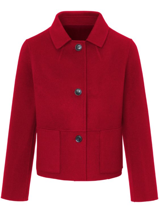 Tweezijdig te dragen jas Van Basler rood Kopen