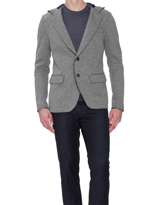 Single breasted wool jacket – Antony Morato – Jassen – Grijs Kopen